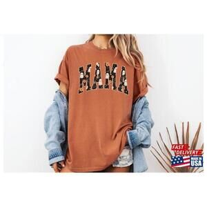 Mom Halloween Shirt Spooky Mama Halloween Cute Ghost Floral Shirt Classic